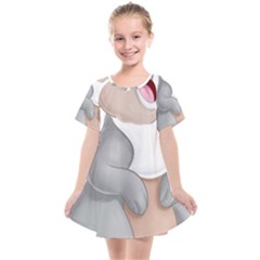 Bear Kids  Smock Dress