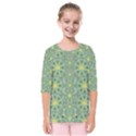 Summer Fantasy Apple Bloom In Seasonal Nature Kids  Quarter Sleeve Raglan Tee View1