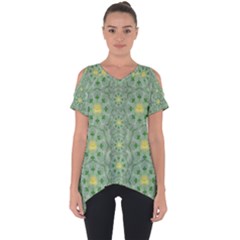 Summer Fantasy Apple Bloom In Seasonal Nature Cut Out Side Drop Tee by pepitasart