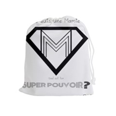 Super Mamie Super M Drawstring Pouch (xl) by alllovelyideas