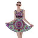 Water Garden Lotus Blossoms In Sacred Style Skater Dress View1