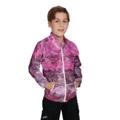 Pink Crystal Fractal Windbreaker (kids)