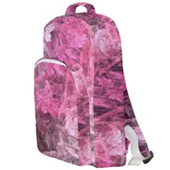 Pink Crystal Fractal Double Compartment Backpack