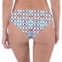 Retro Pink Green Blue Orange Dots Pattern Reversible Classic Bikini Bottoms View2