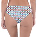 Retro Pink Green Blue Orange Dots Pattern Reversible Classic Bikini Bottoms View4