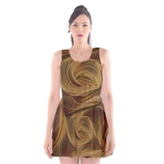 Paper Art Paper Art Eddy Yellow Scoop Neck Skater Dress by Sapixe