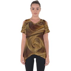 Paper Art Paper Art Eddy Yellow Cut Out Side Drop Tee by Sapixe