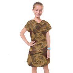 Paper Art Paper Art Eddy Yellow Kids  Drop Waist Dress by Sapixe