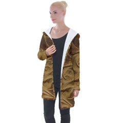 Paper Art Paper Art Eddy Yellow Longline Hooded Cardigan