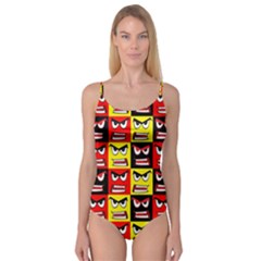 Angry face Camisole Leotard 