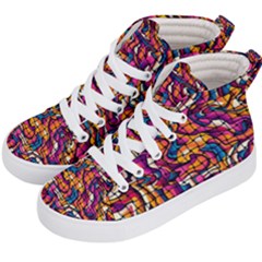 Hs-7 Kid s Hi-top Skate Sneakers by ArtworkByPatrick