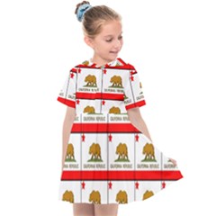 Calif Bear Flag Kids  Sailor Dress