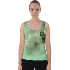 Wonderful Flowers In Soft Colors Velvet Tank Top by FantasyWorld7