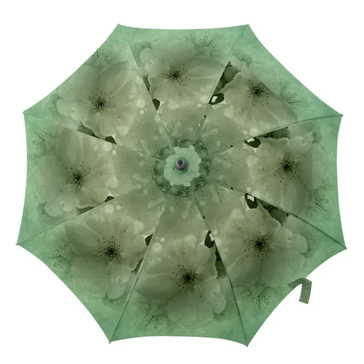 Wonderful Flowers In Soft Colors Hook Handle Umbrellas (Large)