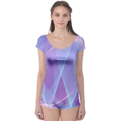 Background Light Glow Abstract Art Boyleg Leotard 