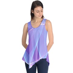 Background Light Glow Abstract Art Sleeveless Tunic by Sapixe