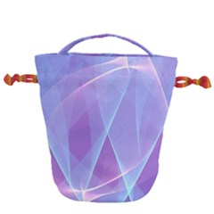 Background Light Glow Abstract Art Drawstring Bucket Bag