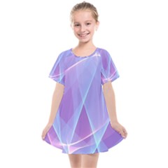 Background Light Glow Abstract Art Kids  Smock Dress by Sapixe