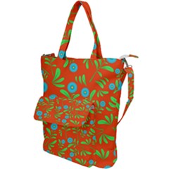 Background Texture Seamless Flowers Shoulder Tote Bag