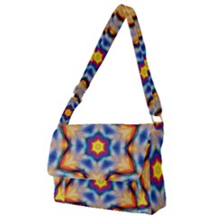 Pattern Abstract Background Art Full Print Messenger Bag