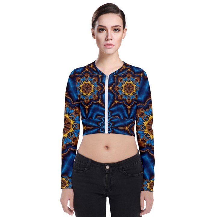 Pattern Abstract Background Art Zip Up Bomber Jacket