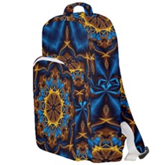 Pattern Abstract Background Art Double Compartment Backpack