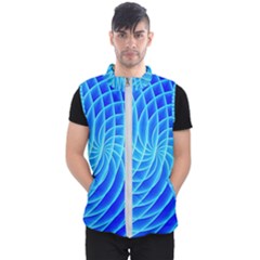 Background Light Glow Abstract Art Men s Puffer Vest by Sapixe