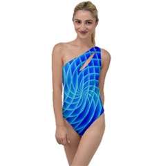 Background Light Glow Abstract Art To One Side Swimsuit