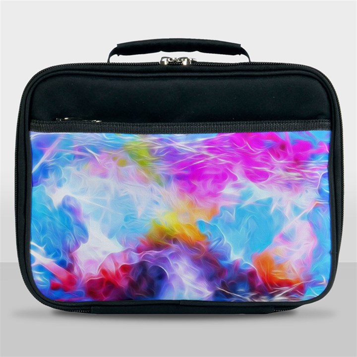 Background Drips Fluid Colorful Lunch Bag