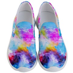 Background Drips Fluid Colorful Men s Lightweight Slip Ons by Sapixe