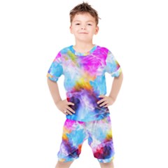 Background Drips Fluid Colorful Kid s Set