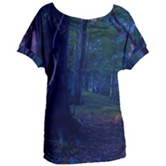 Beeches Tree Forest Beech Shadows Women s Oversized Tee by Sapixe