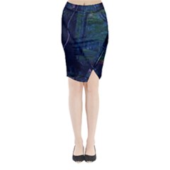 Beeches Tree Forest Beech Shadows Midi Wrap Pencil Skirt by Sapixe