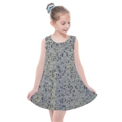 Art Letters Alphabet Abstract Text Kids  Summer Dress by Sapixe