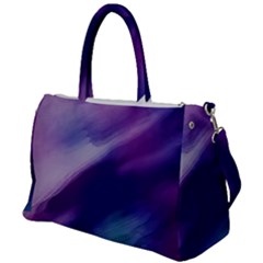 Purple Background Art Abstract Watercolor Duffel Travel Bag