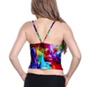 Background Art Abstract Watercolor Spaghetti Strap Bra Top View2