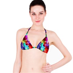 Background Art Abstract Watercolor Bikini Top by Sapixe