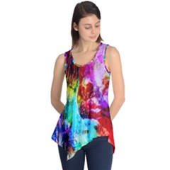 Background Art Abstract Watercolor Sleeveless Tunic by Sapixe