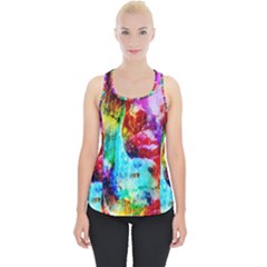 Background Art Abstract Watercolor Piece Up Tank Top by Sapixe