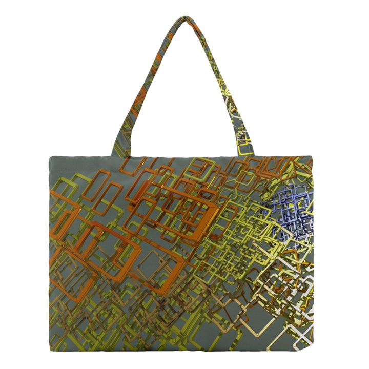 Art 3d Windows Modeling Dimension Medium Tote Bag