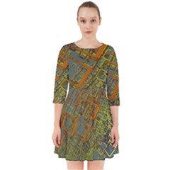 Art 3d Windows Modeling Dimension Smock Dress by Sapixe