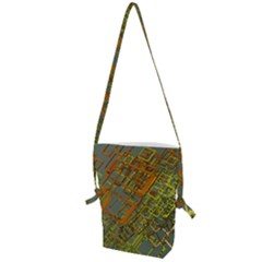 Art 3d Windows Modeling Dimension Folding Shoulder Bag