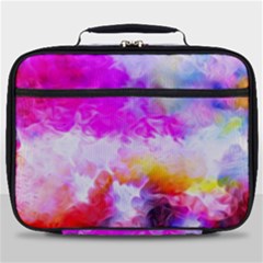 Background Drips Fluid Colorful Full Print Lunch Bag by Sapixe