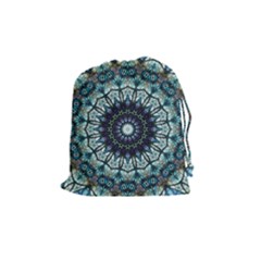 Pattern Abstract Background Art Drawstring Pouch (Medium)