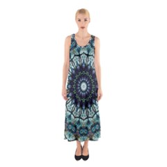 Pattern Abstract Background Art Sleeveless Maxi Dress