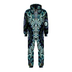 Pattern Abstract Background Art Hooded Jumpsuit (Kids)