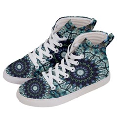 Pattern Abstract Background Art Women s Hi-Top Skate Sneakers