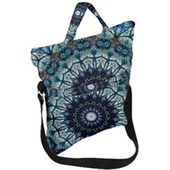 Pattern Abstract Background Art Fold Over Handle Tote Bag