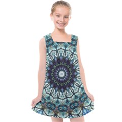 Pattern Abstract Background Art Kids  Cross Back Dress