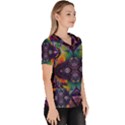 Phronesis Awareness Philosophy Women s V-Neck Scrub Top View3